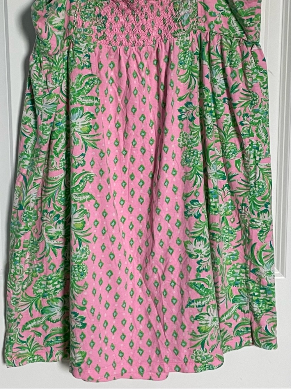 Lilly Pulitzer Libra Mini Dress Pink Green Tropical Print Sundress
54411 - Picture 9 of 12